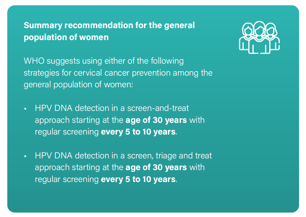 WHO发布宫颈癌防治新版指南，「推荐HPV-DNA 检测为宫颈癌首选筛查方法」